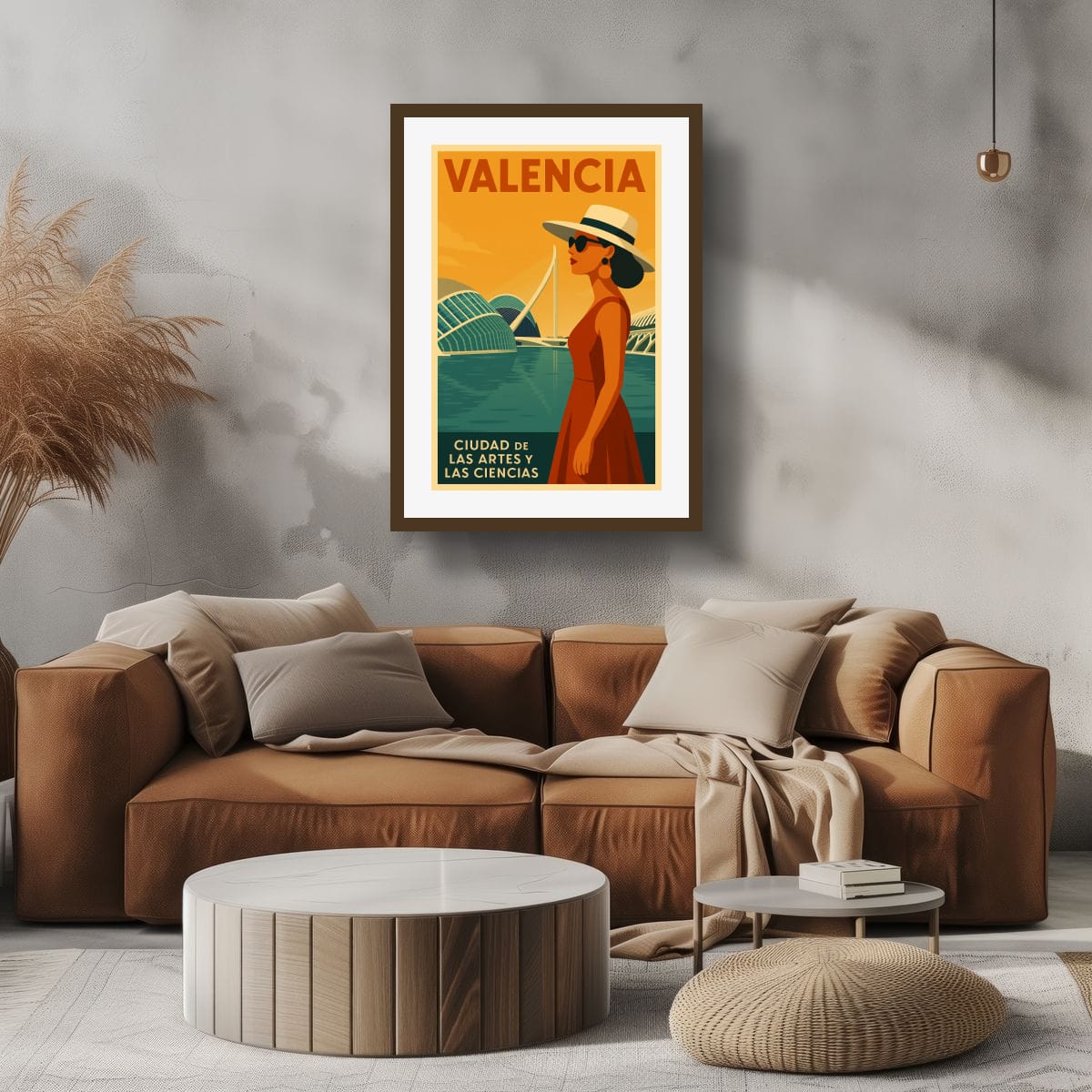 Retro Travel: Arts and Sciences Original canvas print