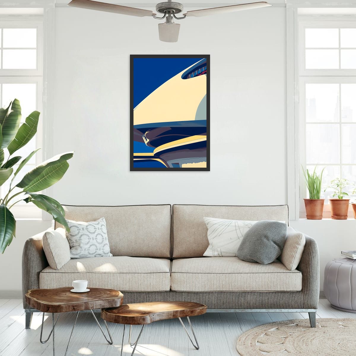 Arts and Sciences Retro Style Original Canvas Print