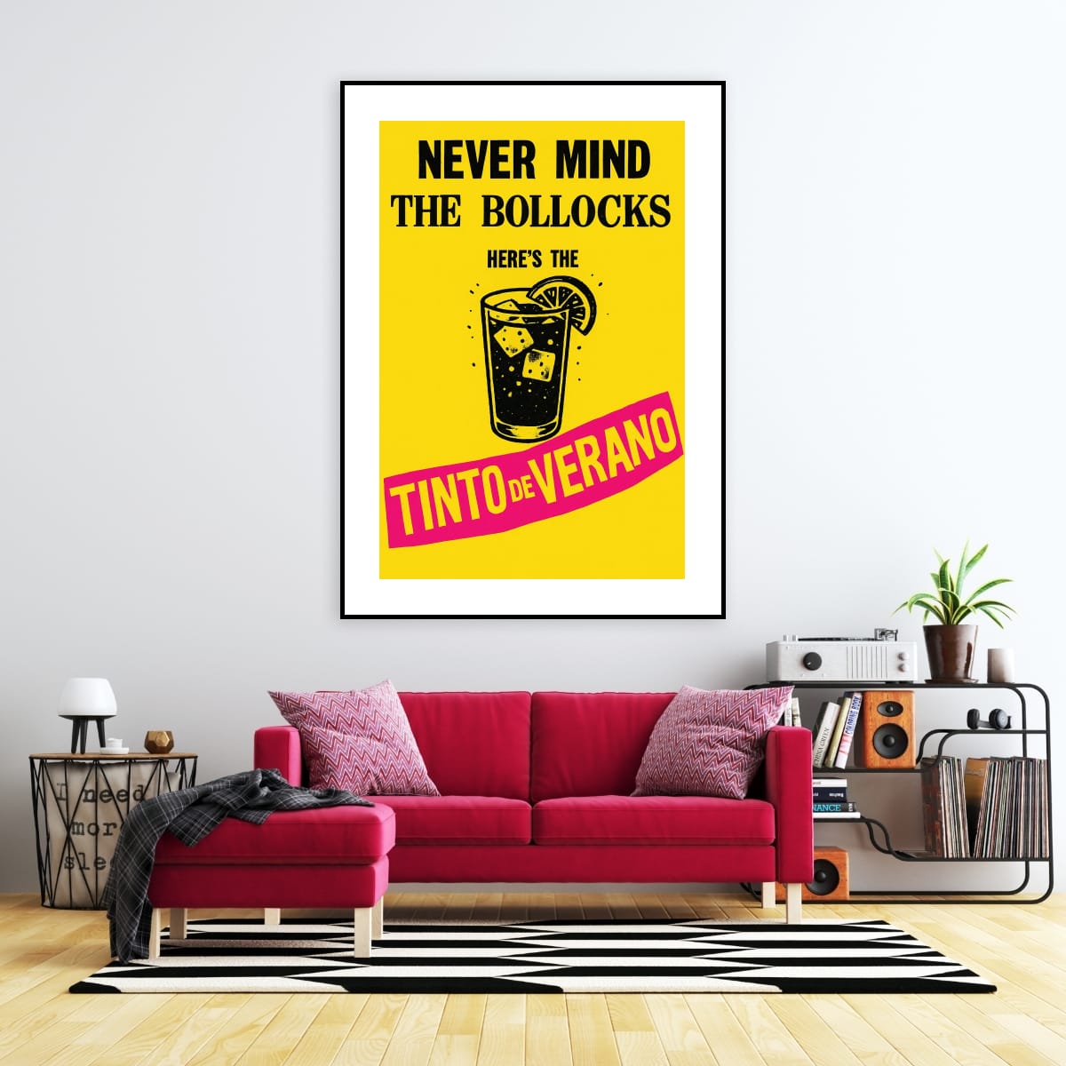 Tinto de Verano Punk! Original Canvas Print