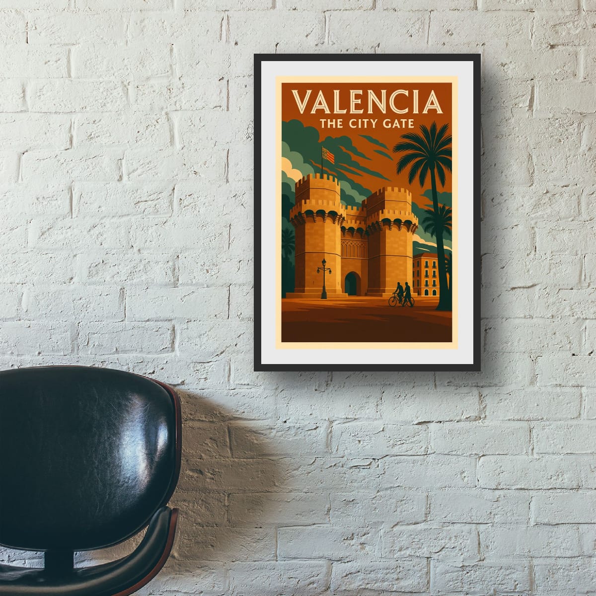 Torres de Serranos Canvas Print