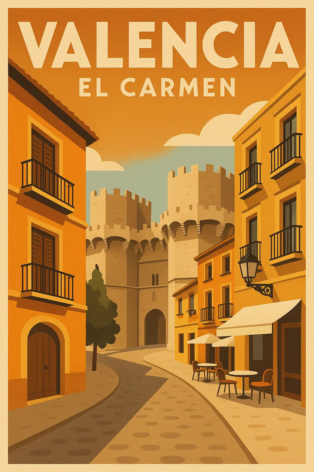El Carmen: Original canvas print