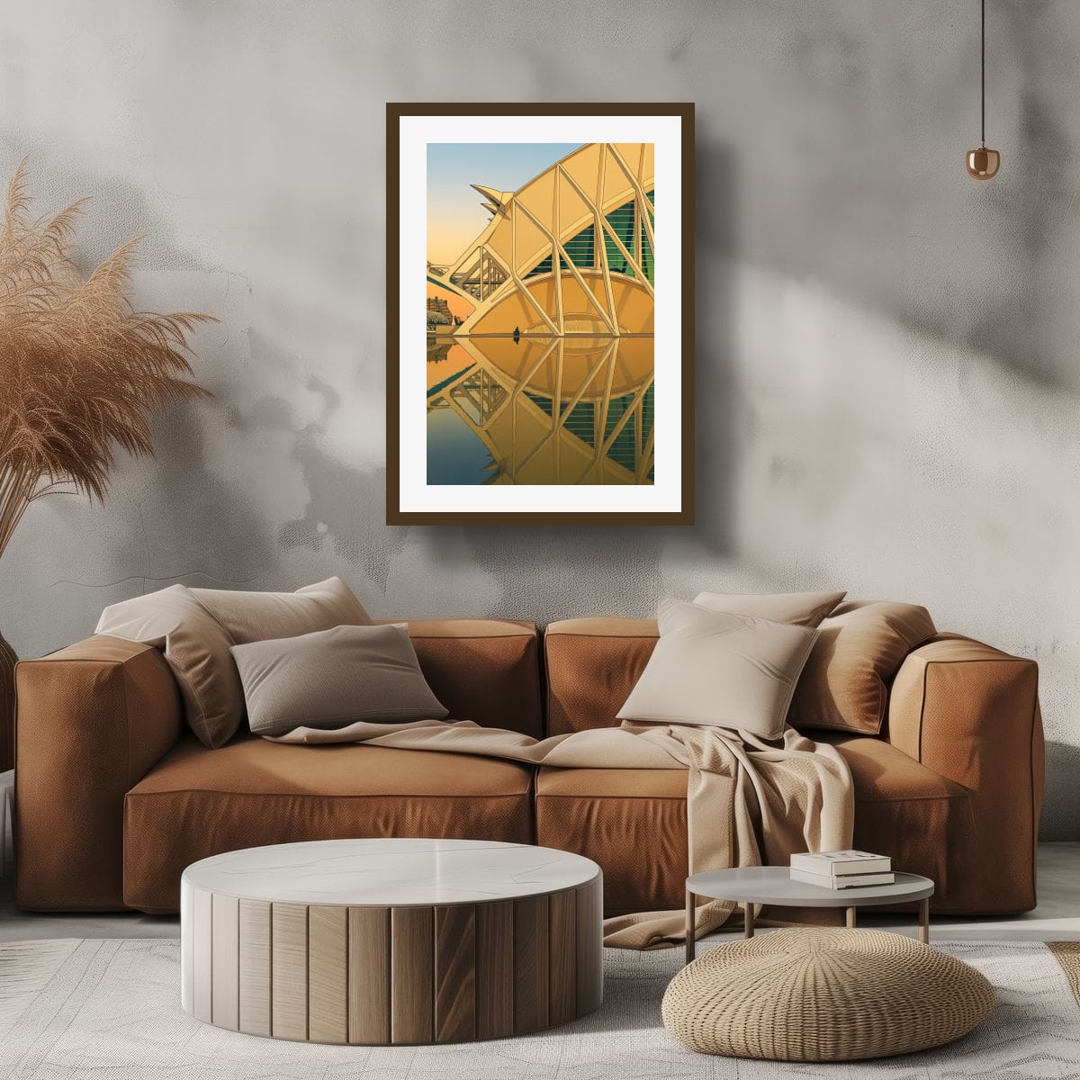 Morning Solitude at The City of Arts and Sciences Canvas Print