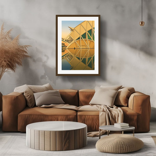 Morning Solitude at The City of Arts and Sciences Canvas Print