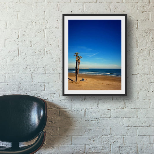 Beach Solitude, Original Photographic Canvas Print