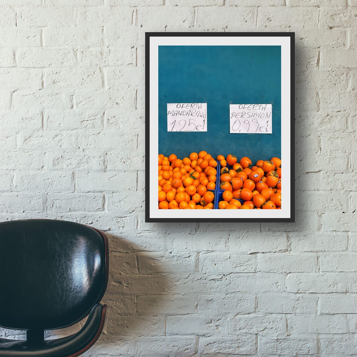 Mandarins, Original Photographic Canvas Print
