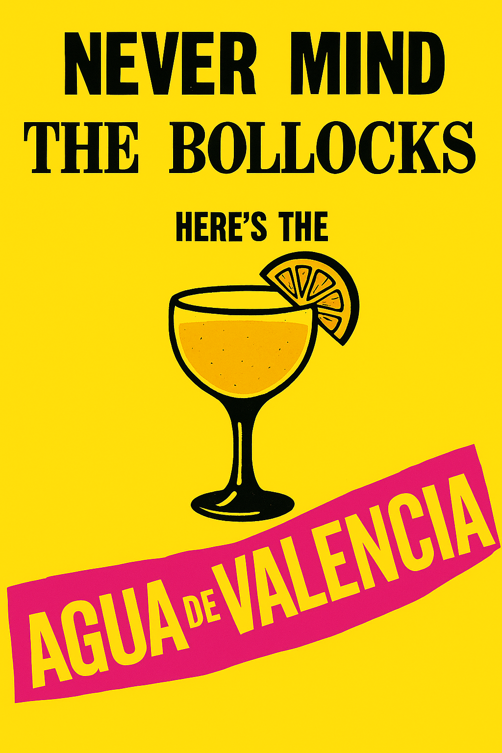 Punk! Agua de Valencia Original Canvas Print