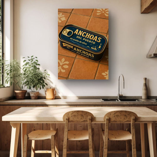 Canned Anchovies! Canvas Print
