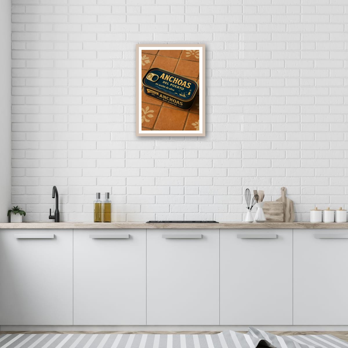 Canned Anchovies! Canvas Print