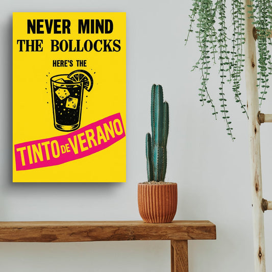 Tinto de Verano Punk! Original Canvas Print