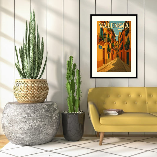 El Carmen Street Scene Original Canvas Print