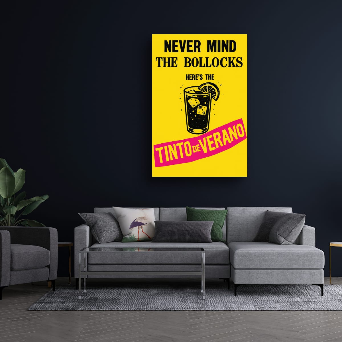 Tinto de Verano Punk! Original Canvas Print