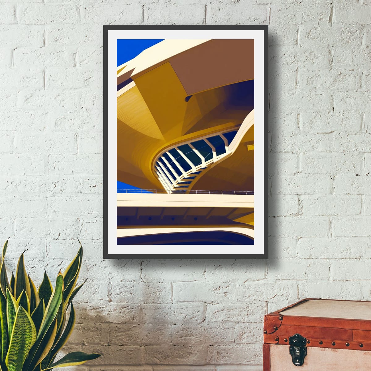 The City of Arts and Sciences 2 Original Canvas Print