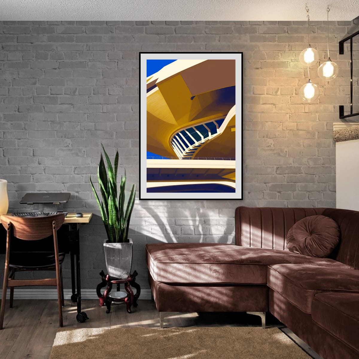 The City of Arts and Sciences 2 Original Canvas Print