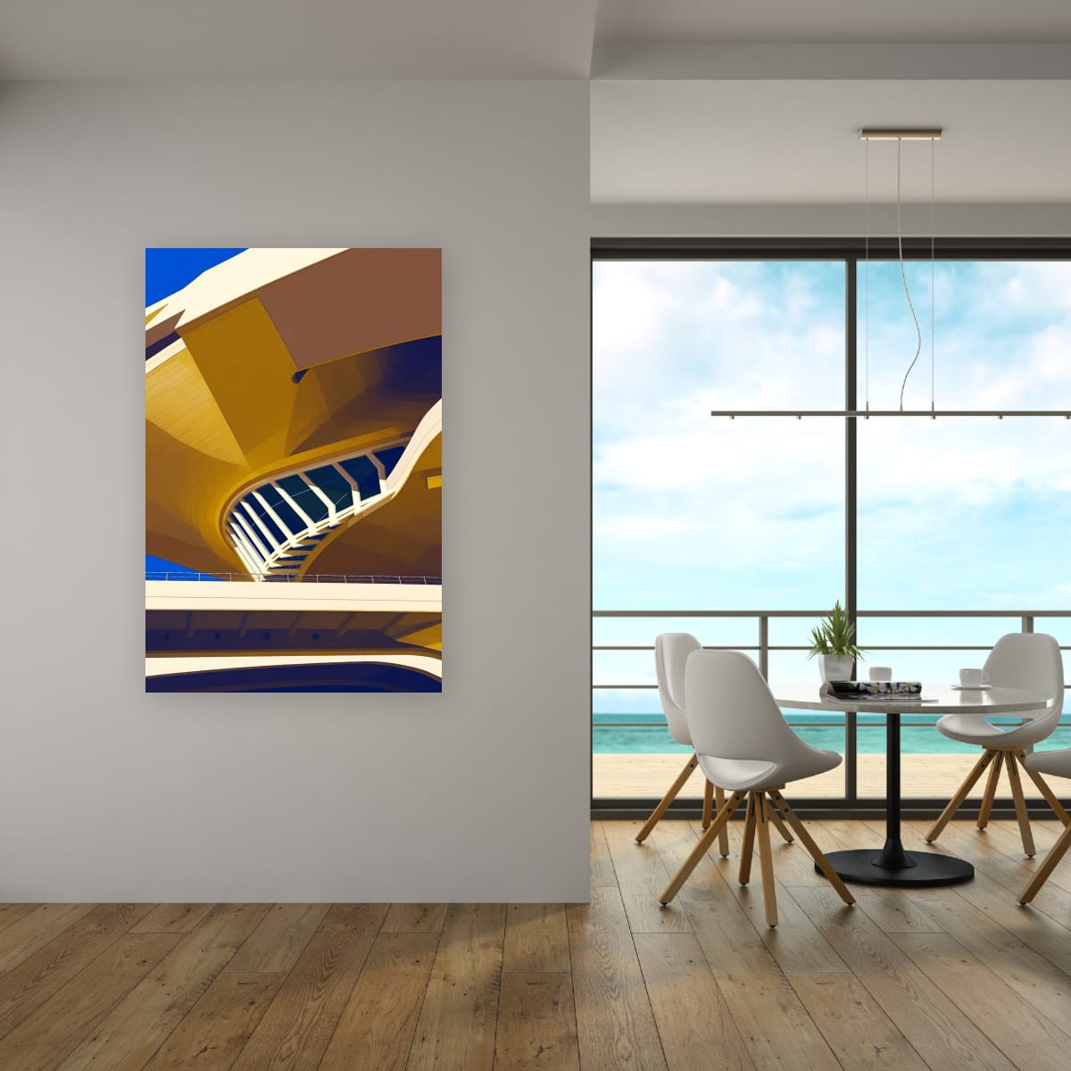 The City of Arts and Sciences 2 Original Canvas Print