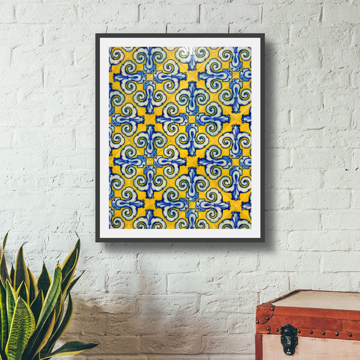 Tiles at Mercat Central Original Canvas Print