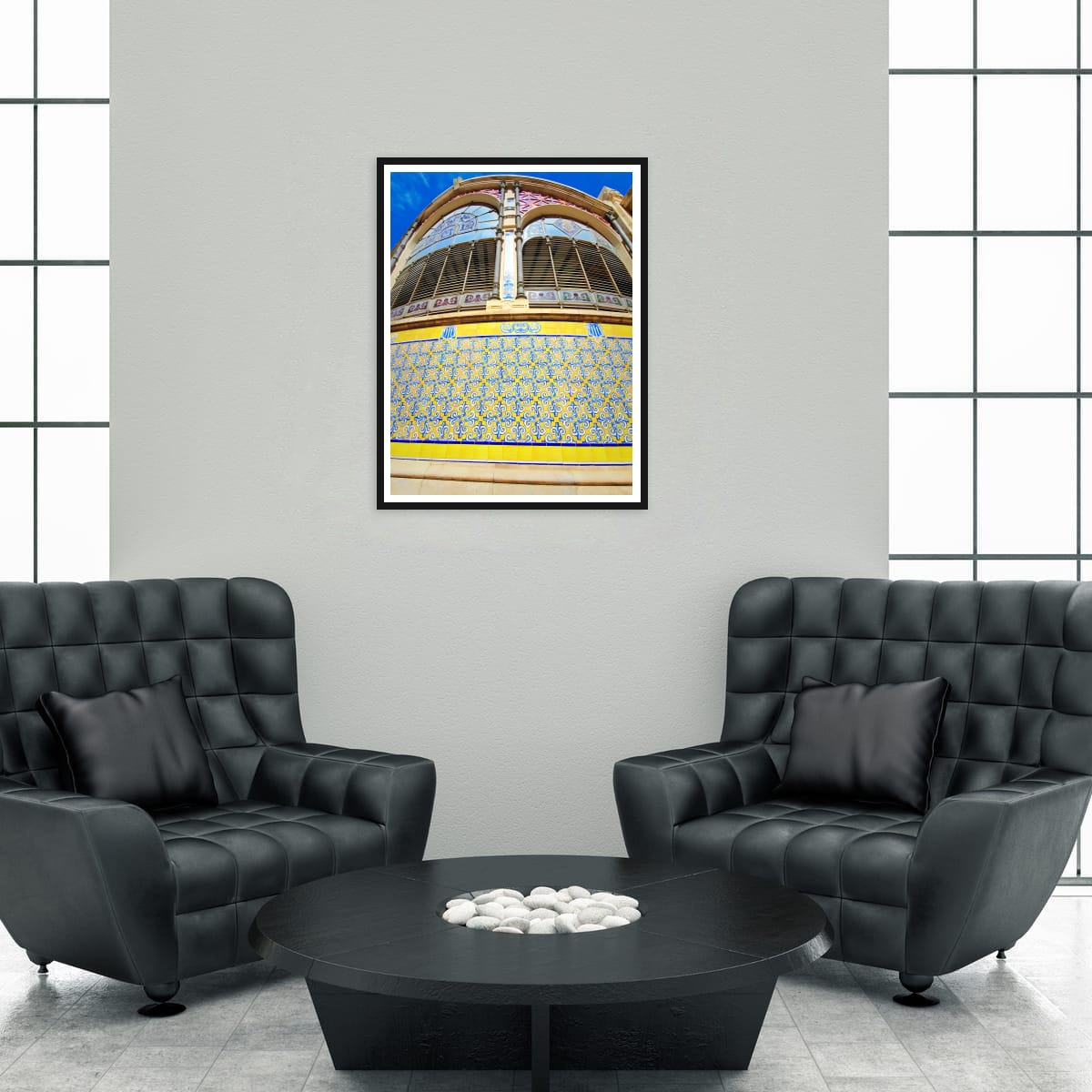 Tiles at Mercat Central Original Canvas Print