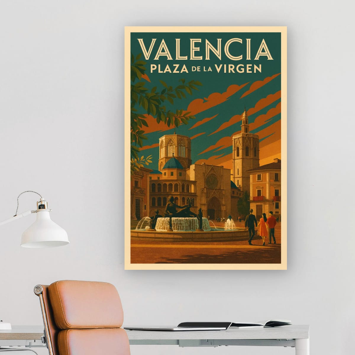 Plaza de la Virgen Original Canvas Print