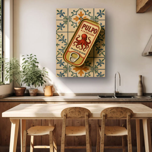 Pulpo! Original Canvas Print