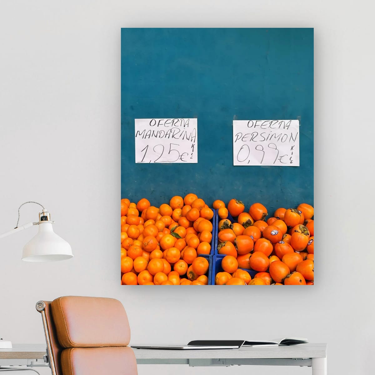Mandarins, Original Photographic Canvas Print