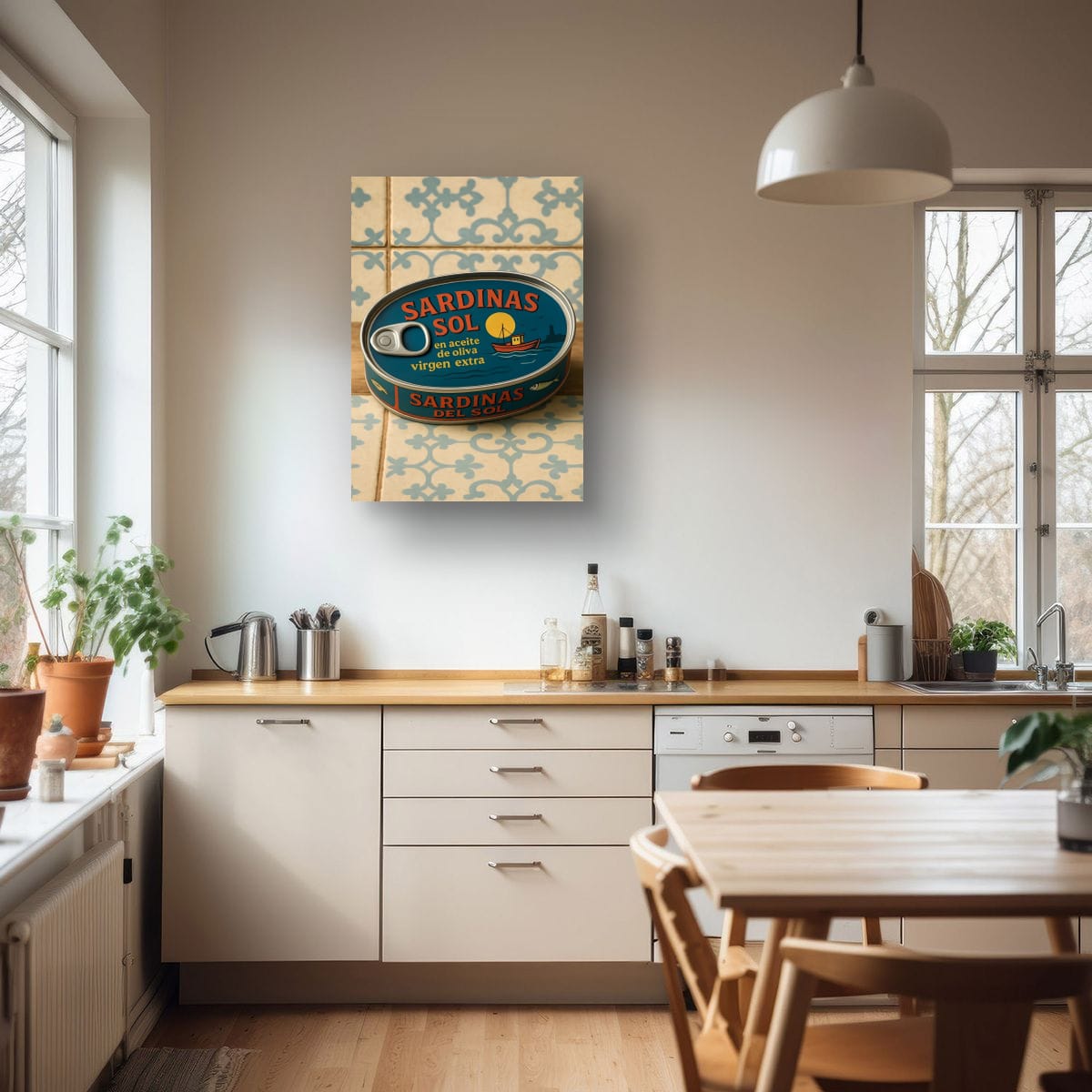Sardines! Canvas Print