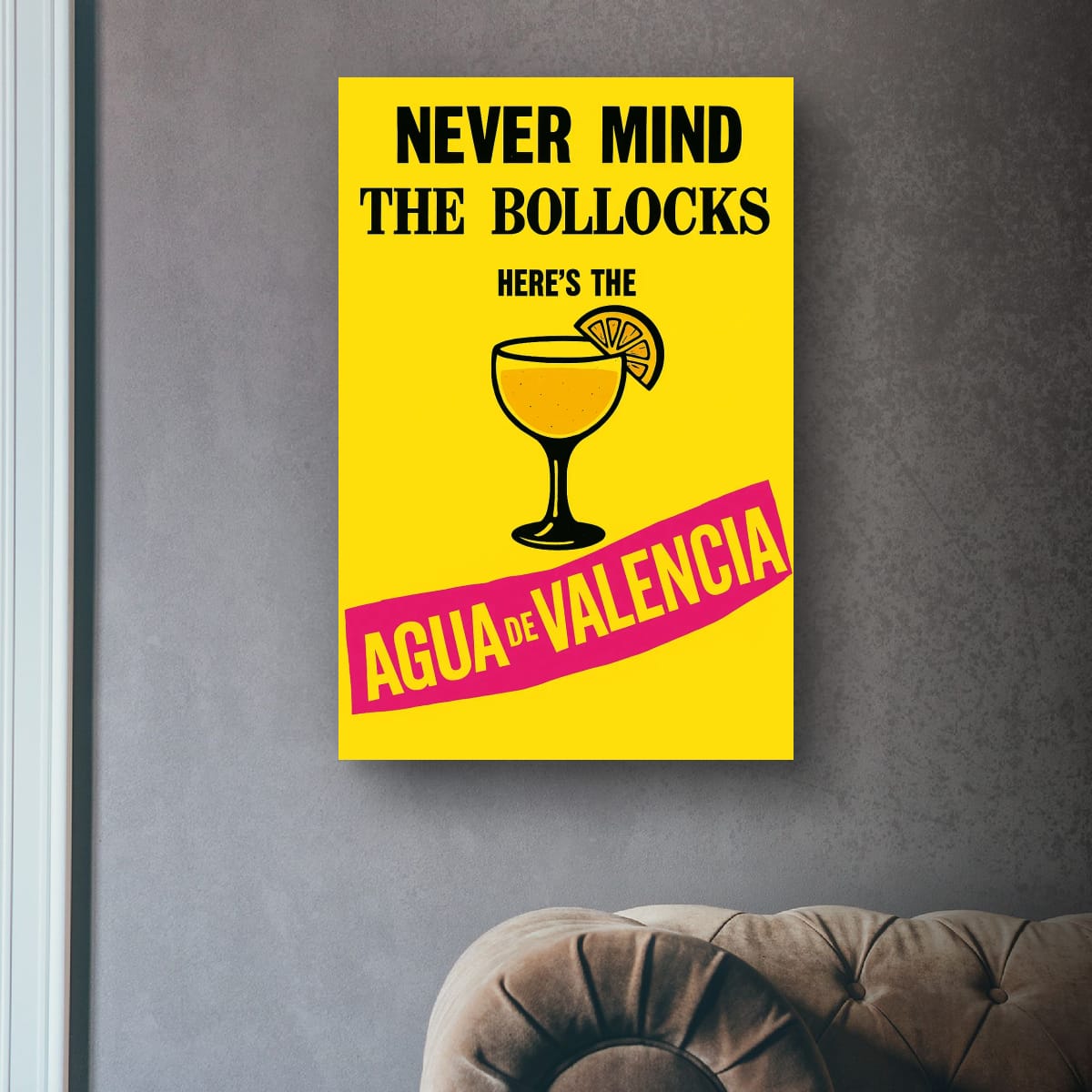 Punk! Agua de Valencia Original Canvas Print
