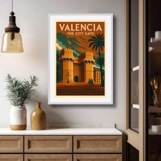 Torres de Serranos Canvas Print