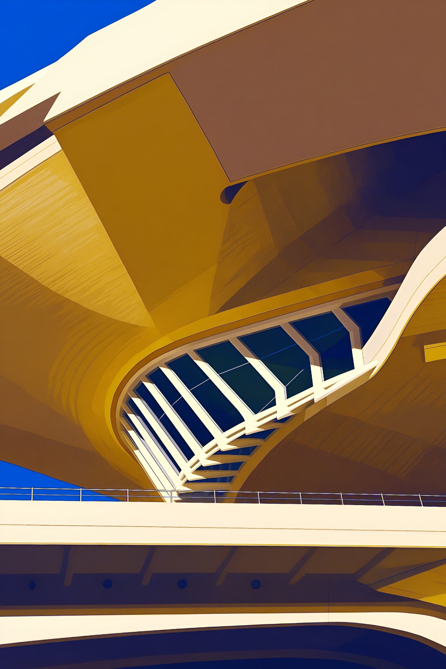 The City of Arts and Sciences 2 Original Canvas Print
